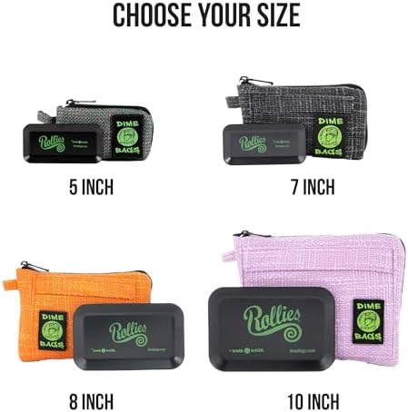 Dime Bags All-in-One Padded Pouch with Accessory Tray & Smell/Spill Proof Pocket, Protective Case for Glass Storage & Travel - Image 2