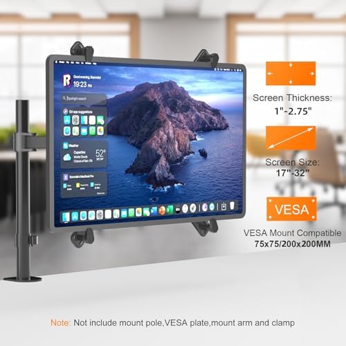 suptek Universal VESA Mount Bracket Adapter Monitor Arm Mounting Kit for 17 to 32 inch Monitor Screen - Image 2