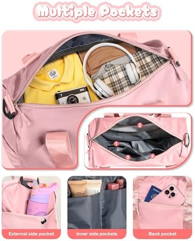 Gifts for Daughter-Girl Gym Bag Soccer Bags with Shoe Compartment - Image 5