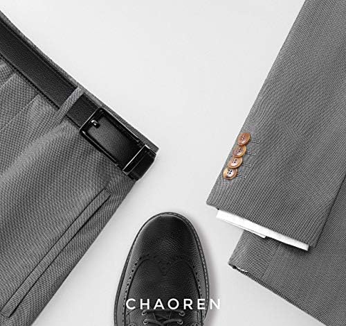 CHAOREN Click Belt Men - 1 3/8" Leather Ratchet Belt for Dress Casual - Image 5