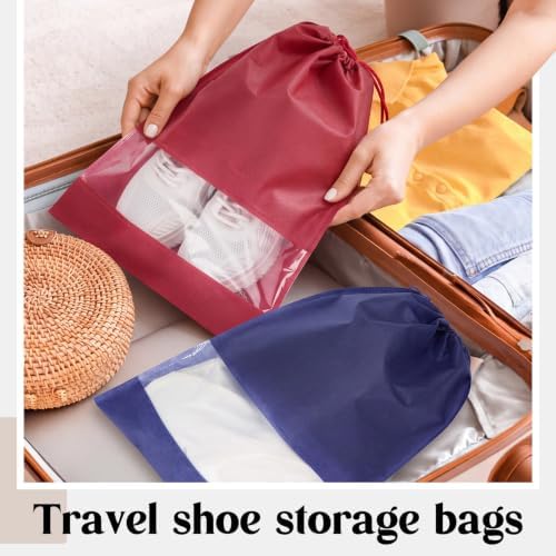 Shappy 50 Pcs Colorful Shoe Bags for Travel Storage - Image 5