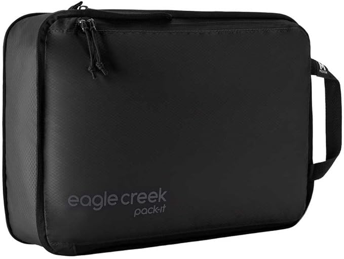 Eagle Creek Pack-It Isolate Compression - Lightweight Cube for Optimizing Luggage Space - Easy-Grab Zipper - Convenient Top Handle - Recycled Materials - Small