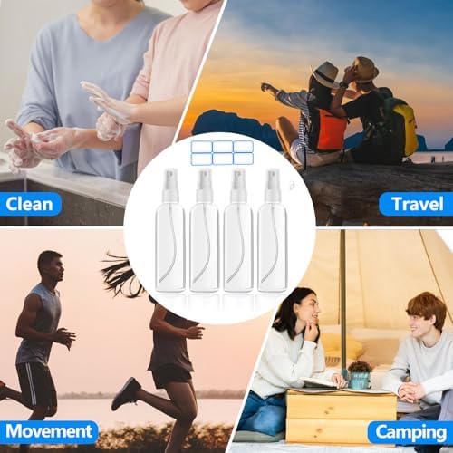 DTDNZKN 4 Pack 3.4 Oz (100ml) TSA Approved Travel Bottles - Image 6