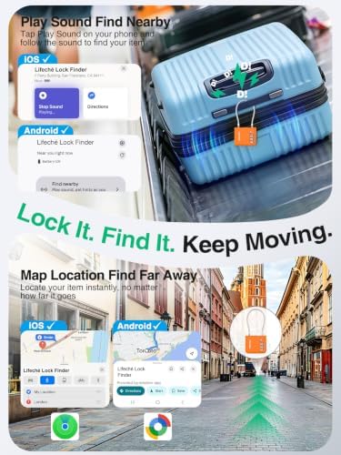 TSA Luggage Combination Lock with Apple Find My & Google Find Hub - Image 3