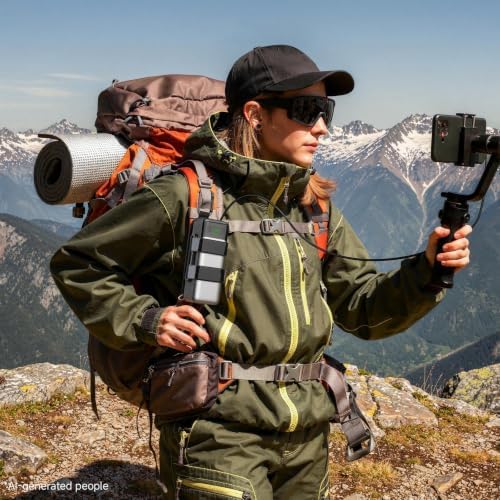 Adjustable Power Bank Holder Strap Mount for Hiking Camping - Image 5