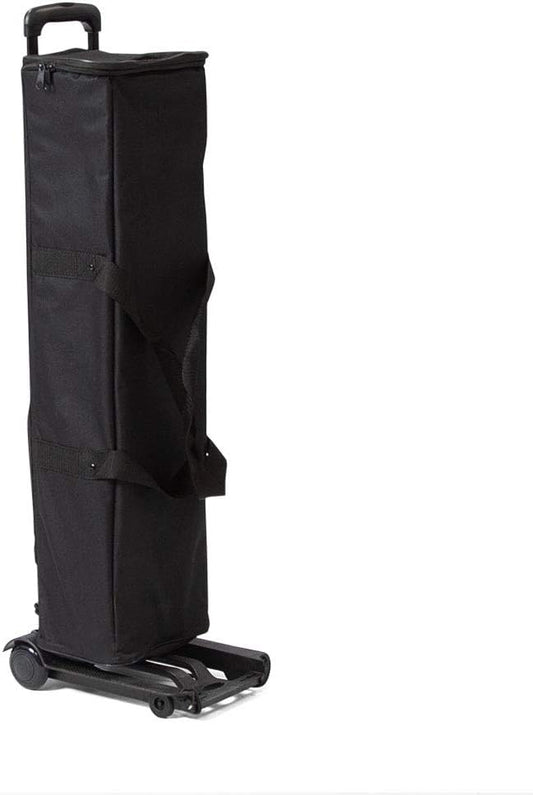 Vispronet 31in x 8in x 6in Travel Trolley with Removable Bag, Multifunctional Tradeshow Storage Bag and Cart with Adjustable Handle – Only Weighs 4lbs