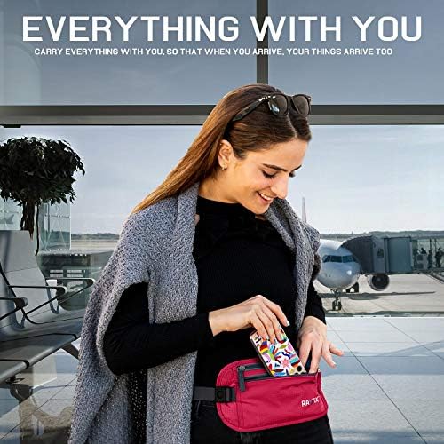Money Belt For Travel Wallet Belt Passport Holder Travel Pouch to Protect You With RFID Transmissions –Secure, Hidden - Image 6