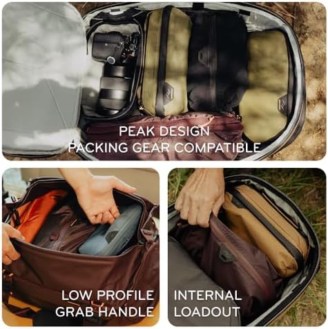 Peak Design Small Wash Pouch, Ocean, Weatherproof Travel Toiletry Bag, Upright or Hanging with Pockets, Magnetic Toothbrush Pocket, Wide UltraZip Opening, Toiletry Bag for Men and Women - Image 3