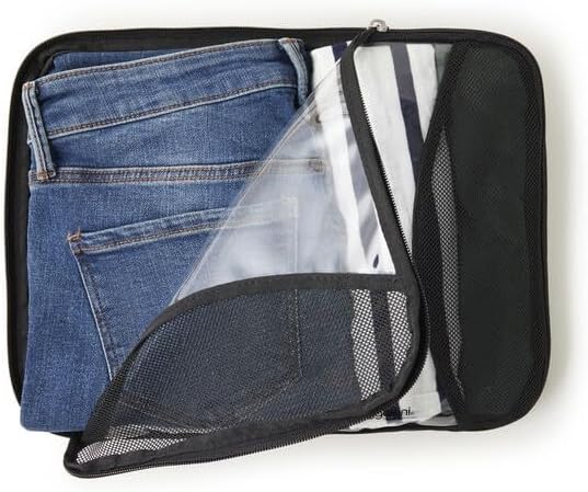 Baggallini Compression Cube 3-piece set - Lightweight Compression Packing Cubes for Travel