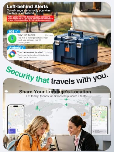 TSA Luggage Combination Lock with Apple Find My & Google Find Hub - Image 4