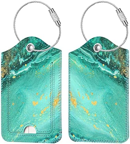 Fintie Luggage Tags Privacy Cover ID Label for Travel Bag Suitcase by Fintie