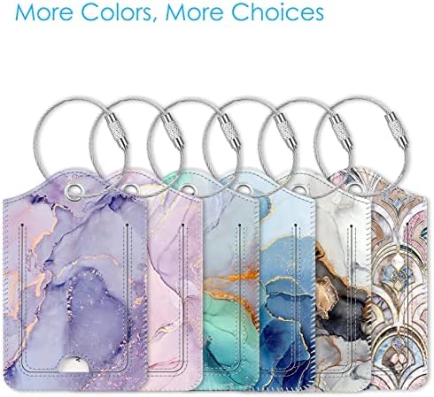 Fintie Luggage Tags Privacy Cover ID Label for Travel Bag Suitcase - Image 7