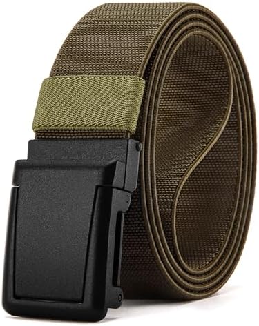 CHAOREN Tactical Belt Men - 1.5" Stretch Work Belt with Zinc Alloy Buckle by CHAOREN
