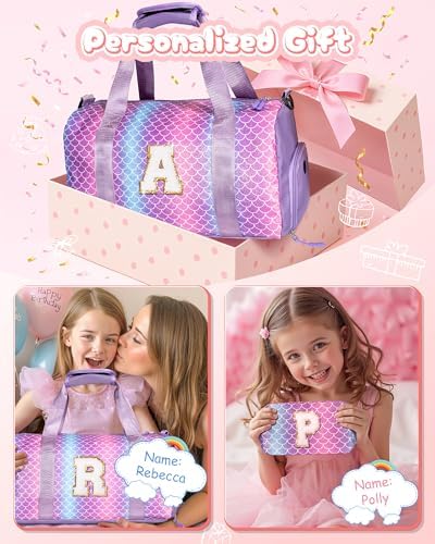 Dorm Room Essentials for Girls-Girl Gym Bag with Shoe Compartment - Image 2