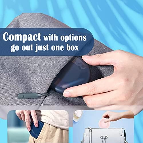 Multi USB Charging Adapter Cable Kit, USB C to iOS Adapter for Travel, Conversion Set A & USB C to Male Micro /USB C/iOS Adapter, Data Transfer, Card Storage, Tray Eject Pin, Phone Holder (blue) - Image 6