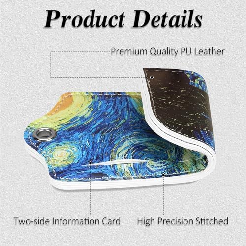 Chelmon 2 Pack Cute PU Leather Luggage Tags for Suitcases,Travel Essentials - Image 4