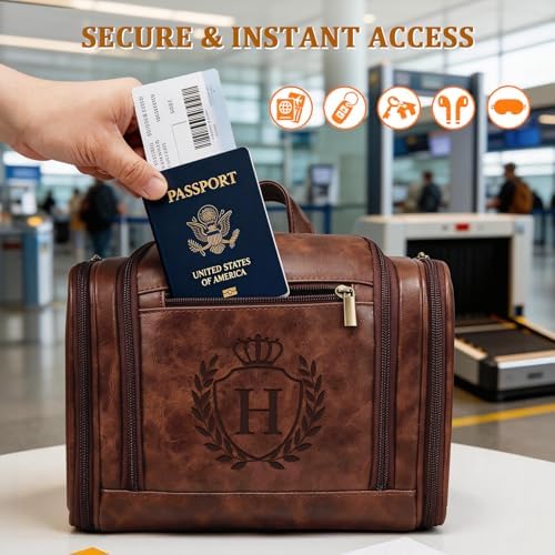 Thoughtful Christmas Mens Gifts for Him Large Hanging Toiletry Bag H - Image 6