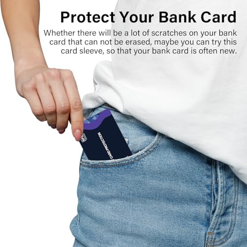 RFID Blocking Sleeves (10 RFID Blocking Sleeves, 10 Unique Designs) Identity Theft Protection Travel Case Set - Image 3