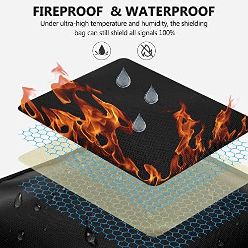 Simket Faraday Bags for Tablets 10"x15"(1 Pack) Signal Blocking Faraday Cage, Cell Phone Signal Blocker, Anti-Tracking RFID Faraday Pouch, Blocking All Tpye of Signal Bag - Image 3