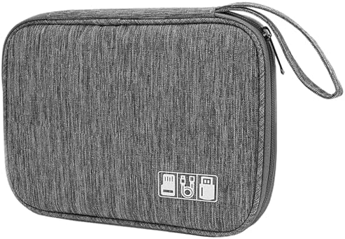 Electronic Organizer Travel Universal Cable Organizer Electronics Accessories Bag for Cable, Charger, Phone, USB, SD Card,1Pack - Image 2