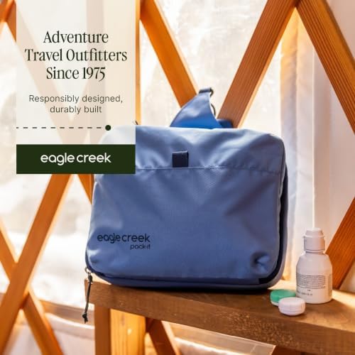 Eagle Creek Pack-It Hanging Toiletry Kit, Blue Dawn - Image 6