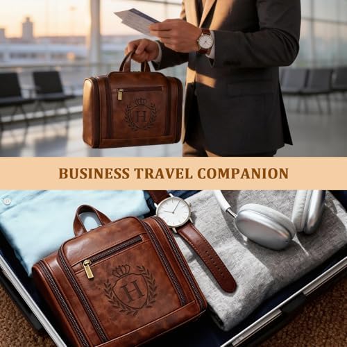 Thoughtful Christmas Mens Gifts for Him Large Hanging Toiletry Bag H - Image 5