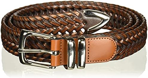 Perry Ellis Men's Portfolio Braided Leather Belt by PerryEllis