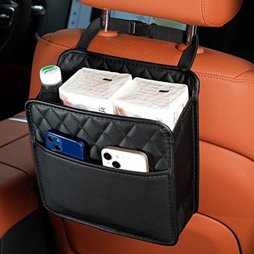 FrgKbTm Car Seat Back Hanging Bag Car Document Holder Multi-Pocket Bottle Bag Storage Box Organizer Travel Tidy Pouch Pocket Kids by FrgKbTm