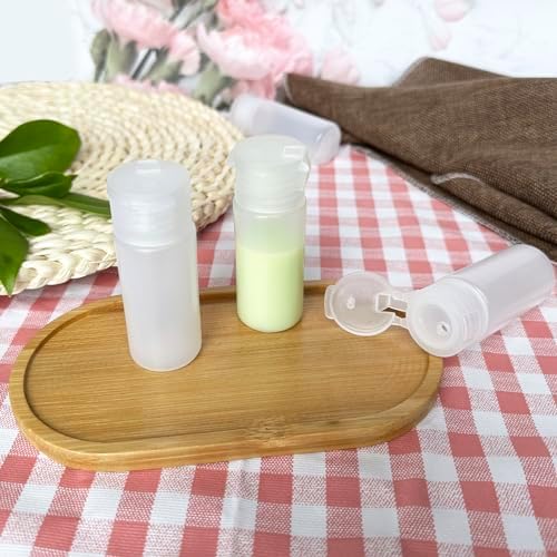DNSEN Travel Bottles for Toiletries TSA Approved 1oz Leakproof Squeezable Plastic Empty Travel Size Bottles Refillable Liquid Containers with Labels (6 Pack) - Image 6