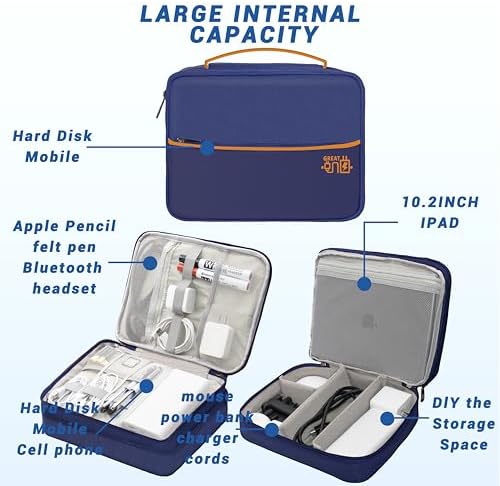 Electronics Organizer,Travel Cord Organizer Pouch,Cable Organizer Bags - Image 5