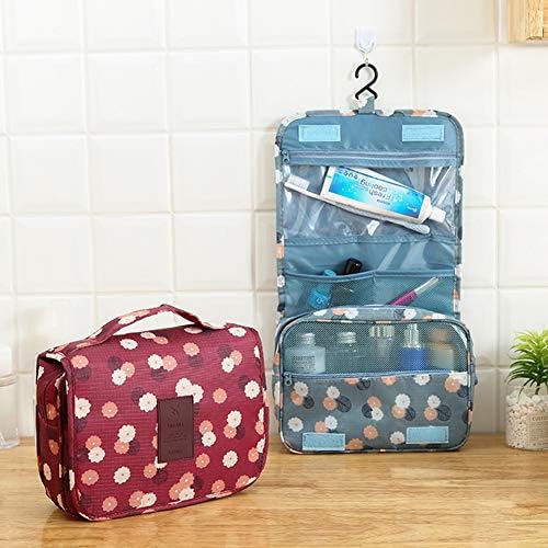 Sechunk Waterproof Travel Toiletry Bags Hanging Multi-function Cosmetic Bag Makeup Bag for Women - Image 7