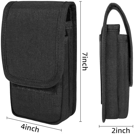 Urvoix Dual MOLLE Phone Pouch, Tactical Holster 2 Phones Belt Holder - Image 7