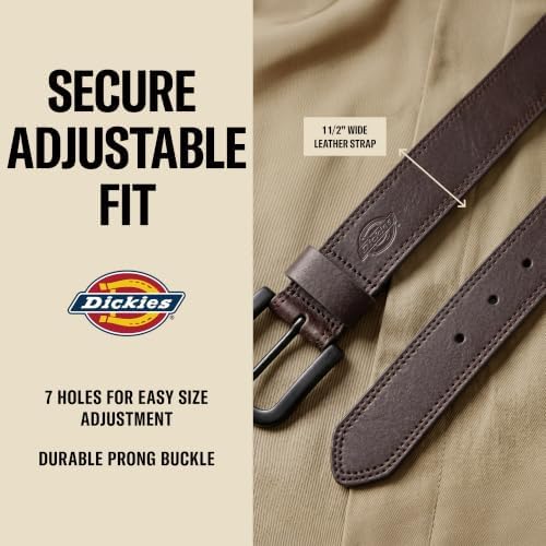 Dickies Men's Genuine Leather Work Casual Belt - Image 4