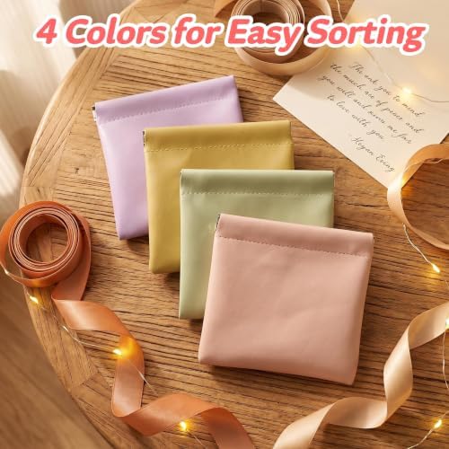4.72"×4.72" Soft Pouches for Purse, Small Makeup Pouches for Women - Image 4