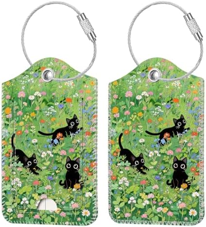 Fintie Luggage Tags Privacy Cover ID Label for Travel Bag Suitcase by Fintie
