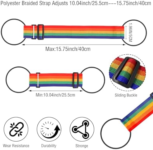 3PCS Luggage Straps,Adjustable Luggage Connector Straps to Two Suitcases - Image 2