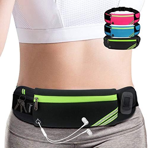 AIKENDO Slim Running Belt Fanny Pack Phone Holder Money Belt Women and Men by AIKENDO