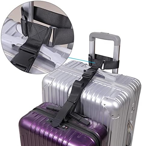 Vigorport Luggage Connector Straps for Suitcase, Add A Bag Suitcase Belt - Image 3