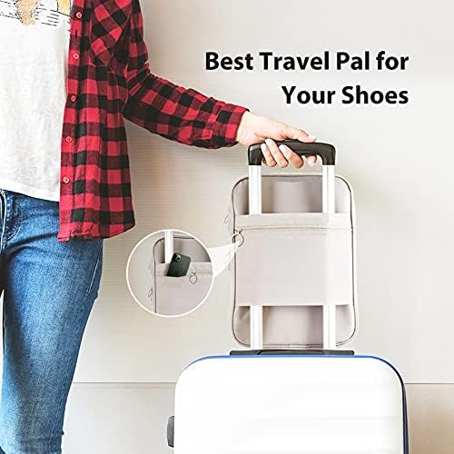 Shoe Bags for Travel,Shoe Bag Holds 3 Pair of Shoes,Shoe Storage Pouch for Travel and Daily Use,Shoe Organizer Travel Essentials for Packing in Suitcase,Waterproof - Image 4
