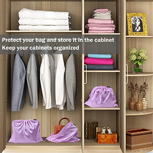 GONGKANGYUAN 30 Pack Dust Bags for Handbags Travel Storage Pouch, Silk Handbag Dust Cover Bags for Purses Pocketbooks Shoes Boots - Image 2