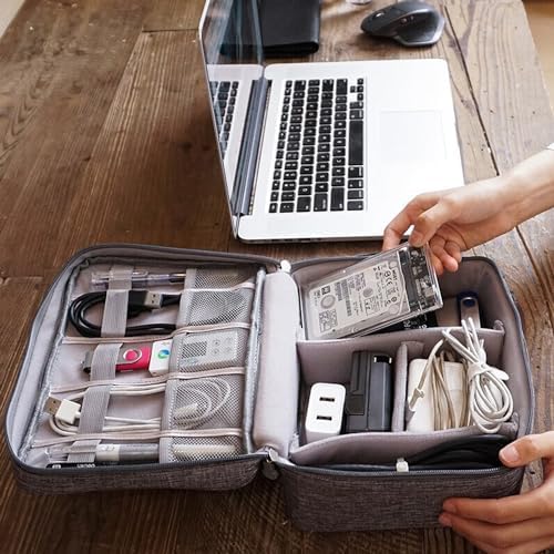 Organizer Case Small Electronic Devices USB Charger Accessories Mouse Phone Cable SD Power Bank Earphone - Image 3