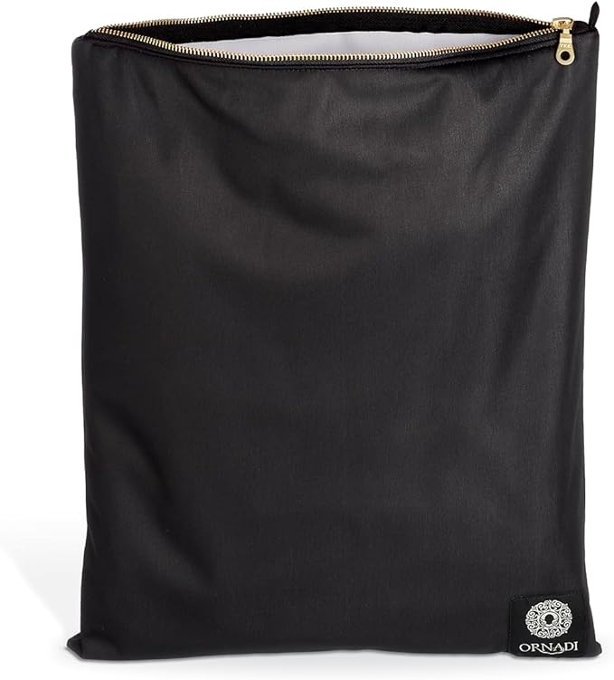 Wet Gym Clothes Bag Waterproof Antimicrobial Sack Bacteria & Odor Control from Dirty Laundry, Swimsuits, Sweaty Shoes for Smell Proof Travel 14 X 17.5" Made in USA by Ornadi
