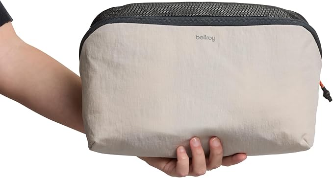 Bellroy Packing Cube 6L (Organizer Packing Pouch with Internal Zip Pocket and Durable, Lightweight Design) - Ash