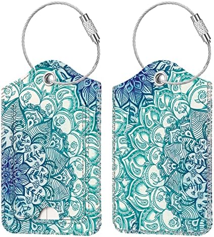 Fintie Luggage Tags Privacy Cover ID Label for Travel Bag Suitcase by Fintie