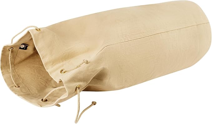 Rothco U.S.N. Heavyweight Canvas Sea Bag - Durable Drawstring Closure for Travel & Storage