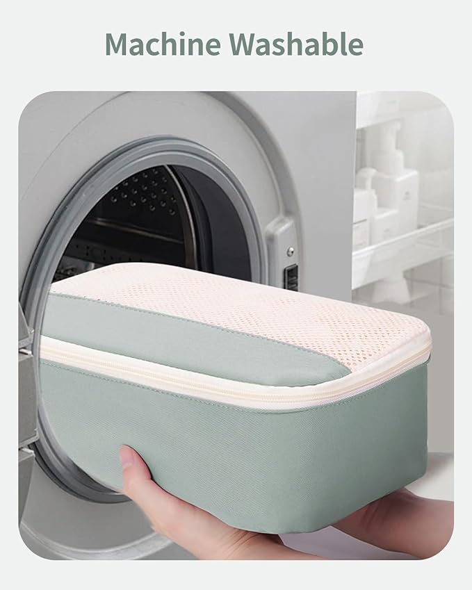 Narwey 7 Set Packing Cubes Durable Packing Organizers Bag Organizer Bags Travel Carry on Suitcase Luggage for Women (Mint Green)