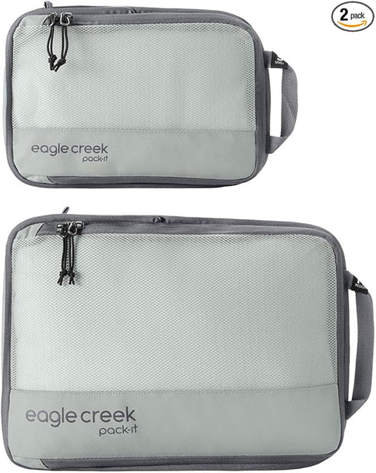 Eagle Creek Pack-It Isolate Compression - Lightweight Cube for Optimizing Luggage Space - Easy-Grab Zipper - Convenient Top Handle - Recycled Materials - Small
