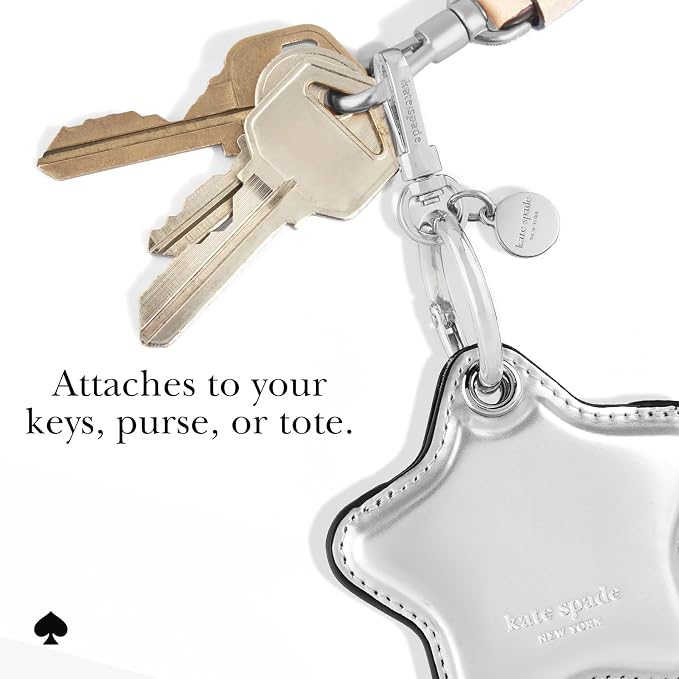 kate spade new york AirTag Charm Keychain - Star-Shaped AirTag Holder - Image 3