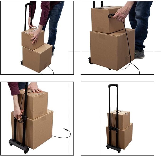 Vispronet 31in x 10in x 10in Travel Trolley with Removable Bag, Multifunctional Tradeshow Storage Bag and Cart with Adjustable Handle – Only Weighs 4lbs