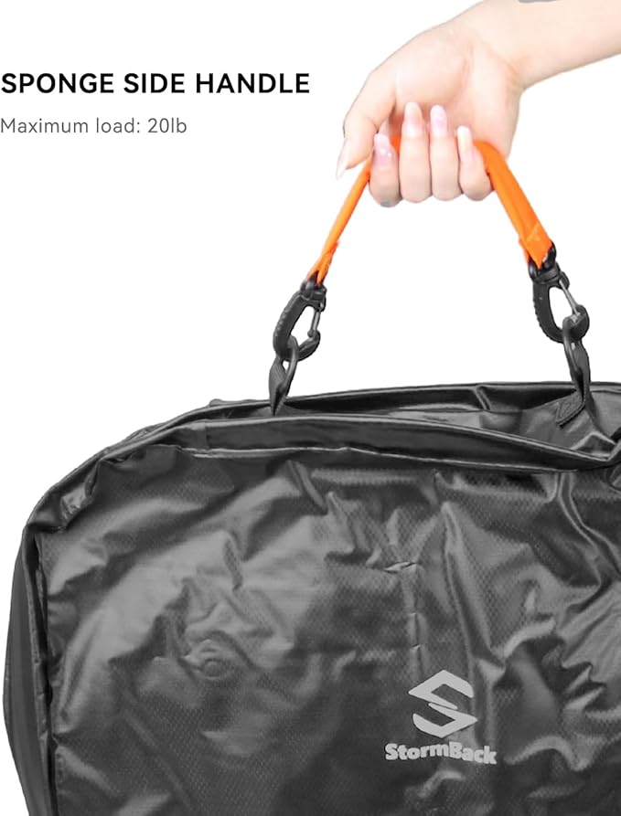41L Travel Vacuum Bags with Pump, 180° Open,Compression Bags for Travel Luggage, Reusable IP67 Waterproof Vacuum Seal Packing Cubes for Carry On Suitcase and Backpack (1PC + Pump)